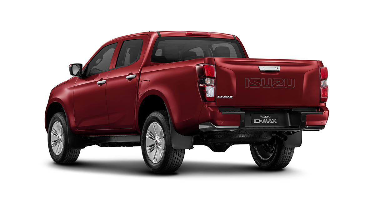 Isuzu D-Max DL20 Double Cab Spinel Red rear