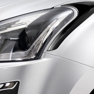 Gloss Black Headlamp Garnish - Wide (2017-2020)