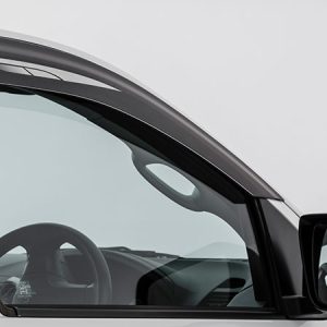 Door Visor Set with Logo - Front Set Only