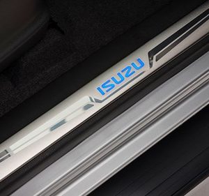 Illuminated Sill Cover Set "Blue" - Extended Cab (2017-2020) (1)