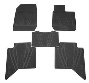 Rubber Floor Mats: Front & Rear (2021-)