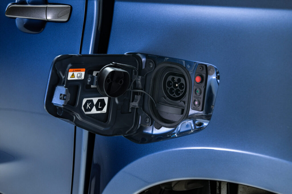 Electric Pick-Up Truck Charging Socket